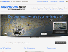 Tablet Screenshot of movinongps.com